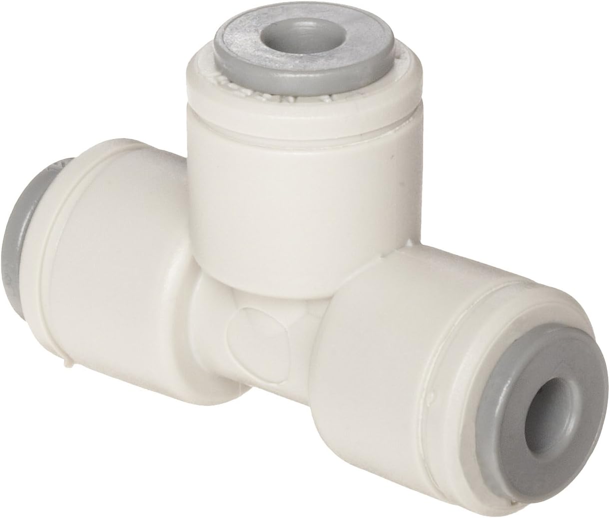 John Guest Acetal Copolymer Tube Fitting, Union Tee, 5/16" Tube OD (Pack of 10)