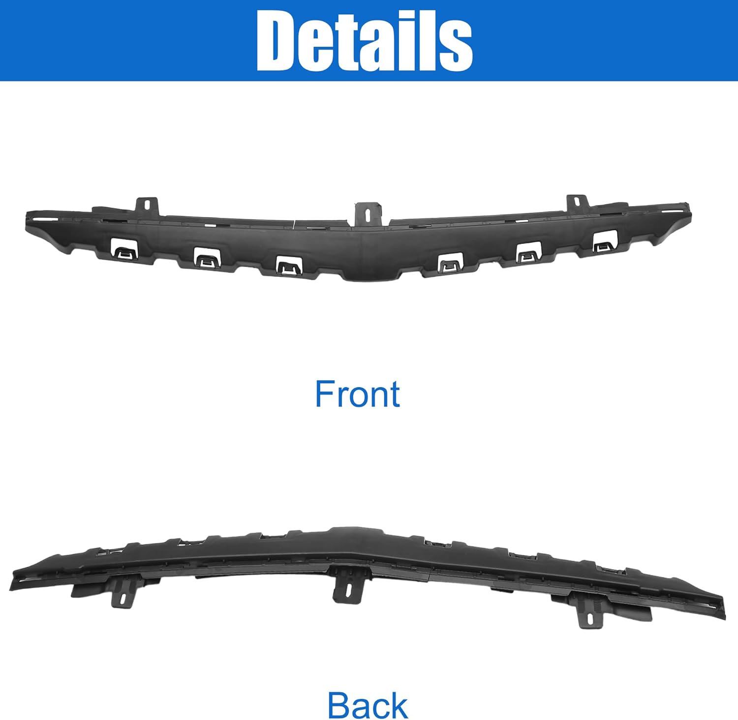 uxcell Front Upper Bumper Cover Inner Support Bracket for Mercedes-Benz C43 for AMG 2017-2021 for Mercedes-Benz C63 for AMG 2015-2020