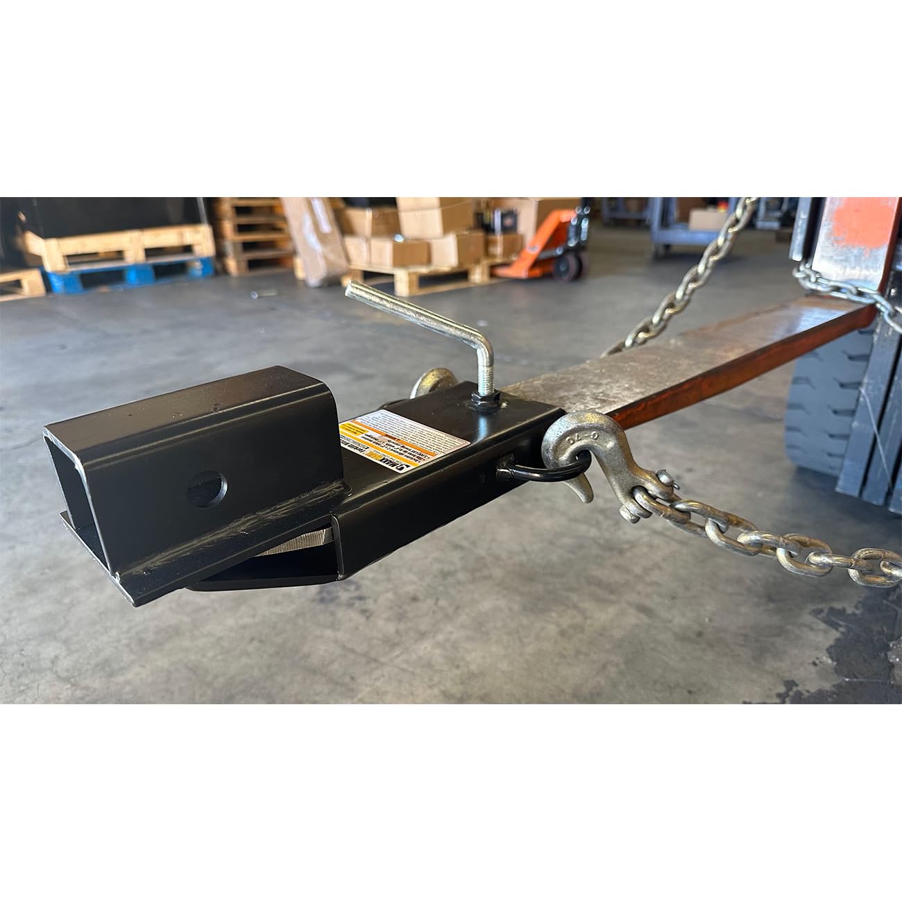MAXXHAUL 50626 Abrazadera en Receptor de Enganche de Carretilla elevadora Adaptador de Remolque de 2 Pulgadas