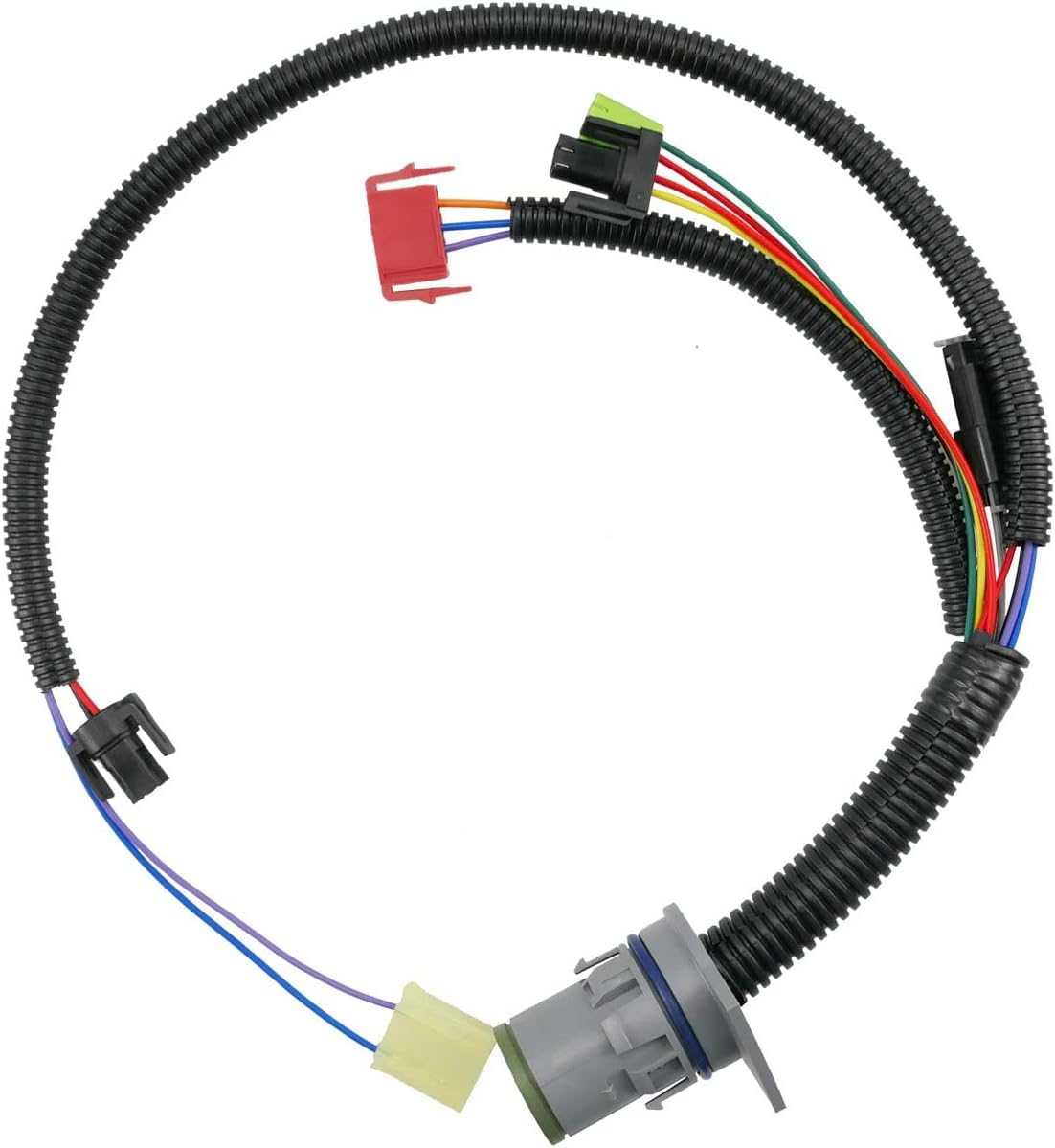 MOTOR-ZONE Transmission Internal Wire Harness with Temperature Sensor Compatible with 1991-2003 GM 4L80E 4L80 4L85E MT1 MN8 Replace # 24222798 24241218 24230344 350-9000