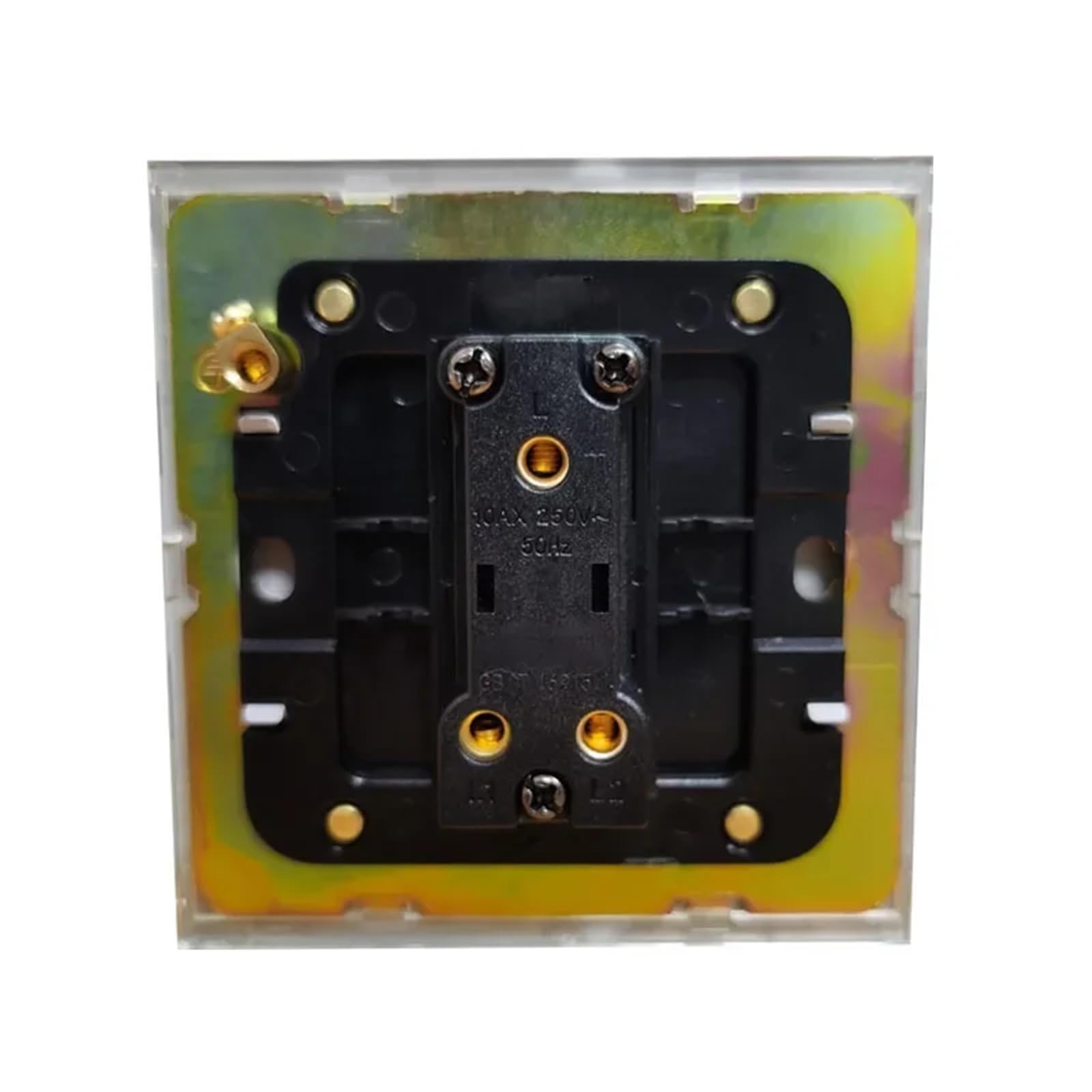 Interruptor de pared momentáneo de 1 a 4 vías y 2 polos, color blanco mate, for el hogar(2-Gang 2 Way Switch)