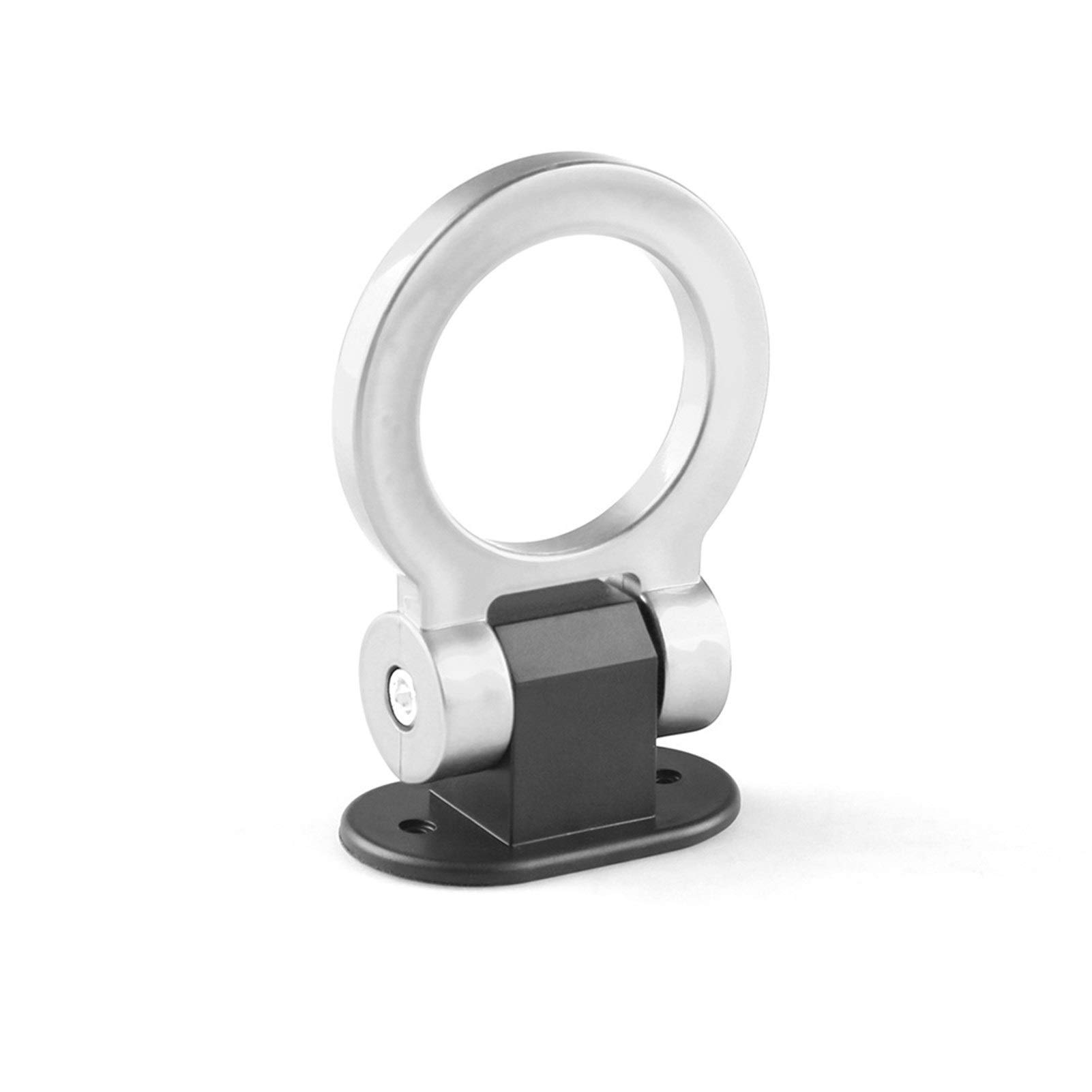 Tow Hooks, Decoration Car Auto Rear Front Trailer Simulation Racing Ring Vehicle Towing Hook(Silver)