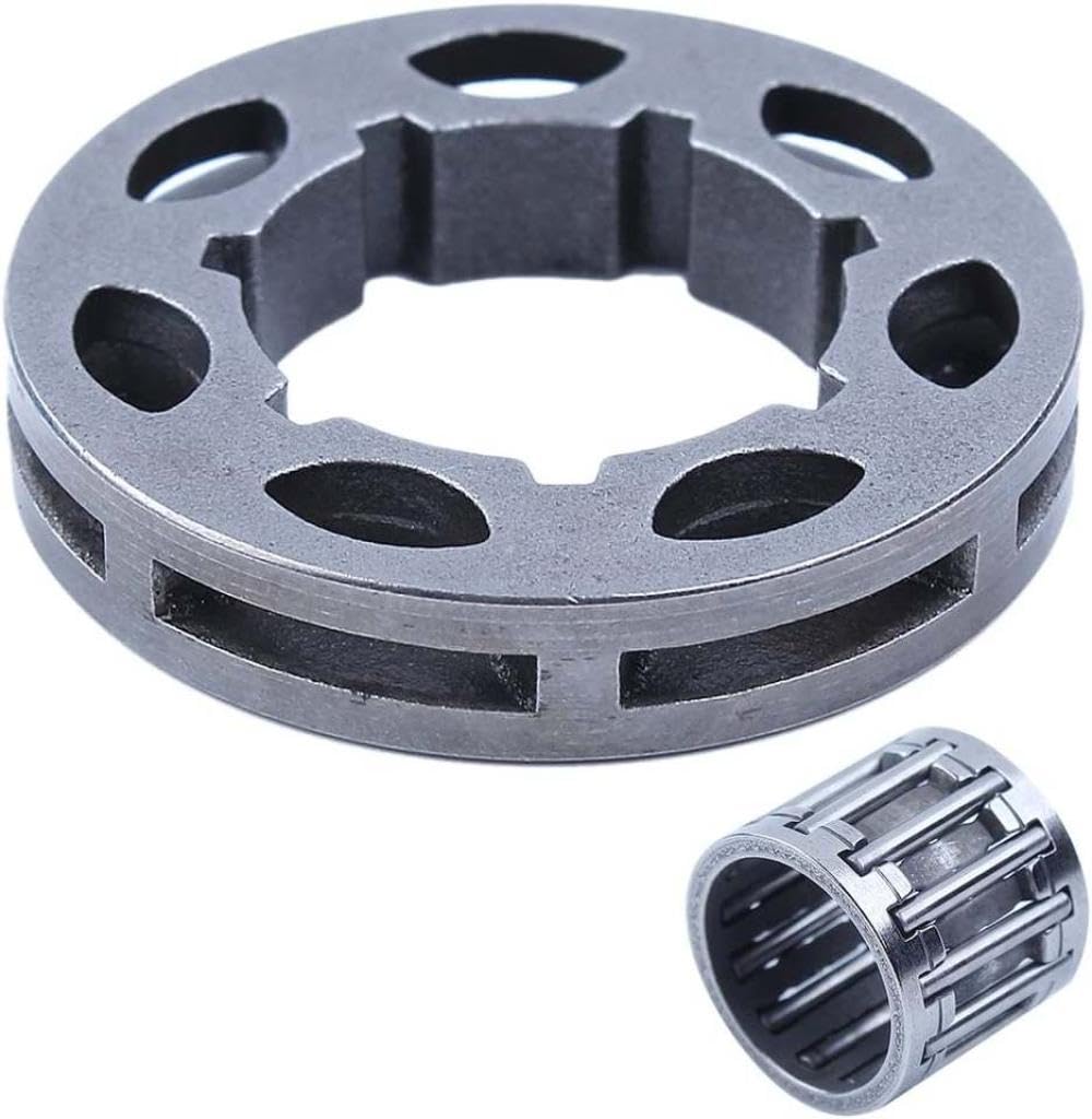 Kette Kupplung Trommel Kettenrad Felge Nadelkäfig 3/8 Zoll 7T kompatibel mit 445 450 E 345 340 346XP 350 351 353 Kettensäge