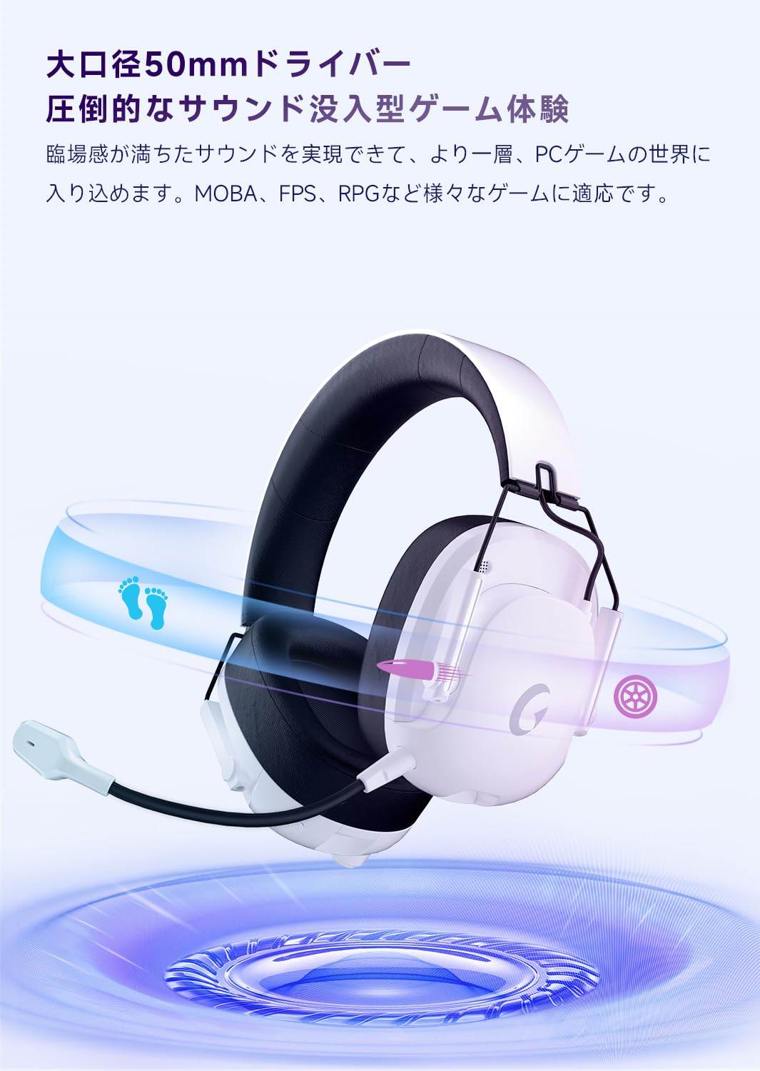 Amazon.co.jp: ゲーミングヘッドセット【4WAY接続｜2.4GUSB / Type-C