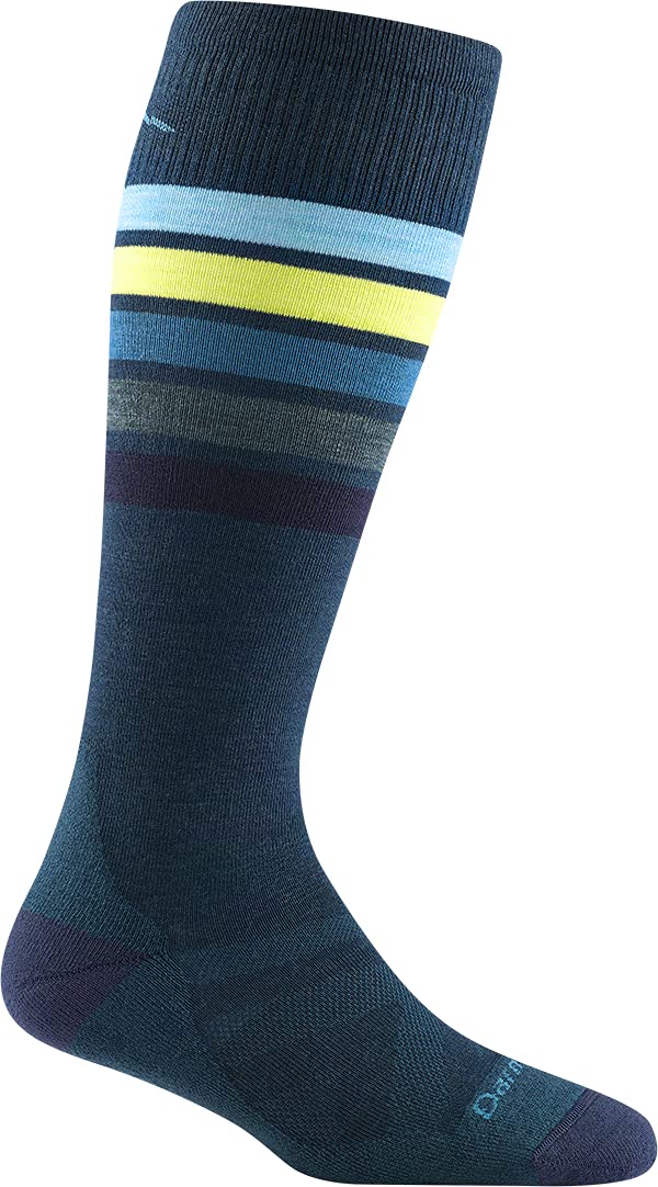 Darn Tough Vermont Snowburst OTC Midweight with Cushion Dark Teal SM (US 4.5-7)