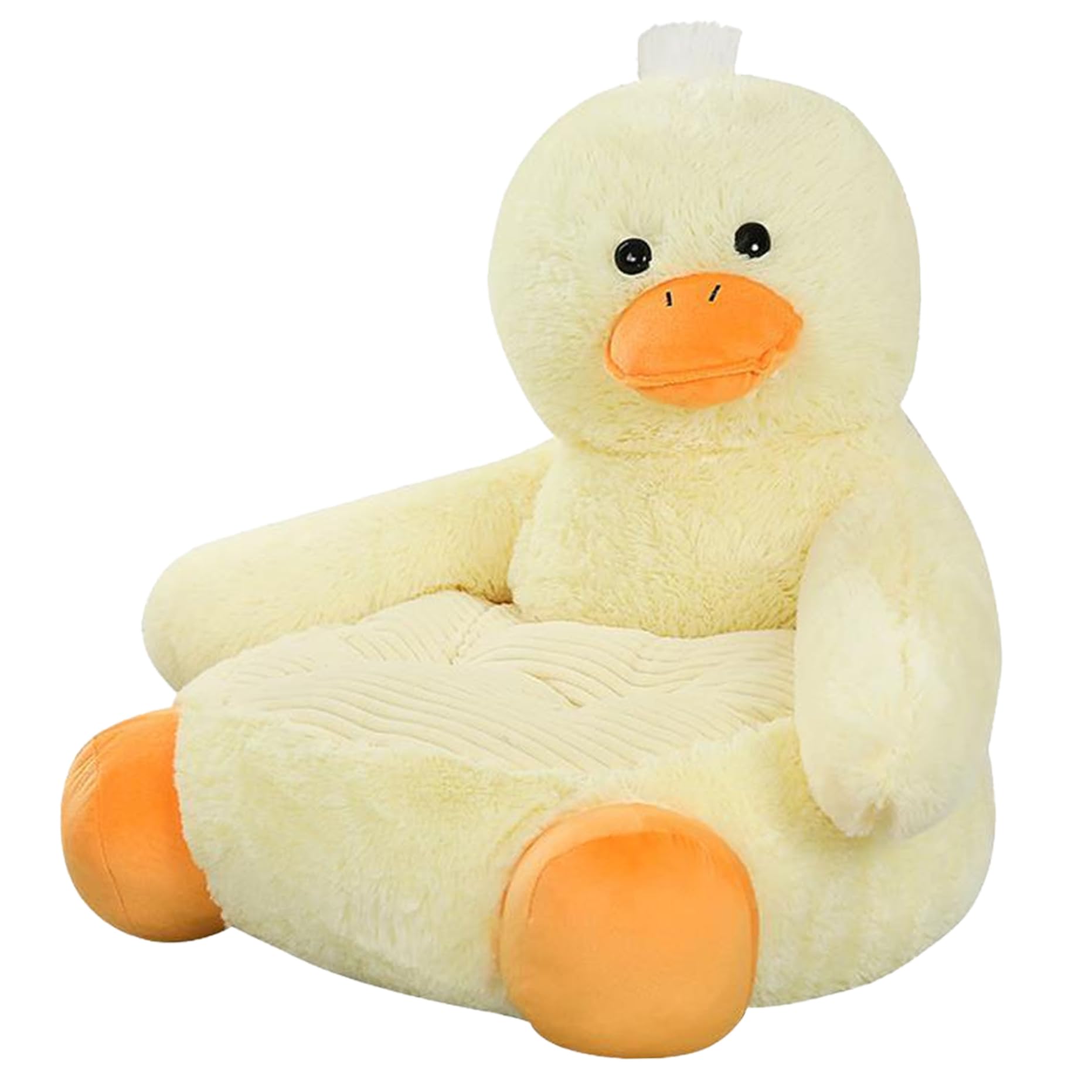 20x20x18 Pollici Simpatico Cartone Animato Anatra Poltrona per Bambini, Peluche Animale Divano per Bambini Sedia da Gioco per cameretta, mobili per, Decorazioni per la casa morbide e SIC