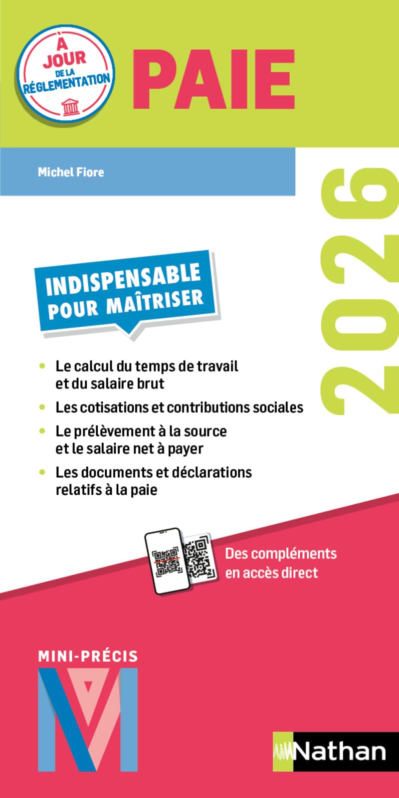 Paie 2026 - Mini-​Précis - La collection indispensable pour maitriser l'essentiel