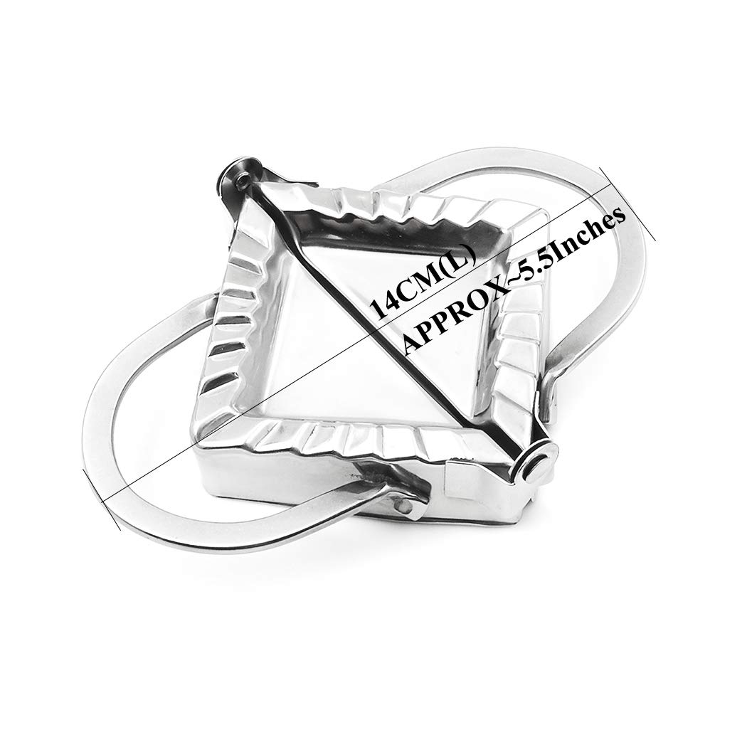 Eco-Friendly Pastry Tool Stainless Steel Small Dumplings Maker Wraper Dough Cutter Pie Ravioli Dumplings Mould Kitchen Accessory