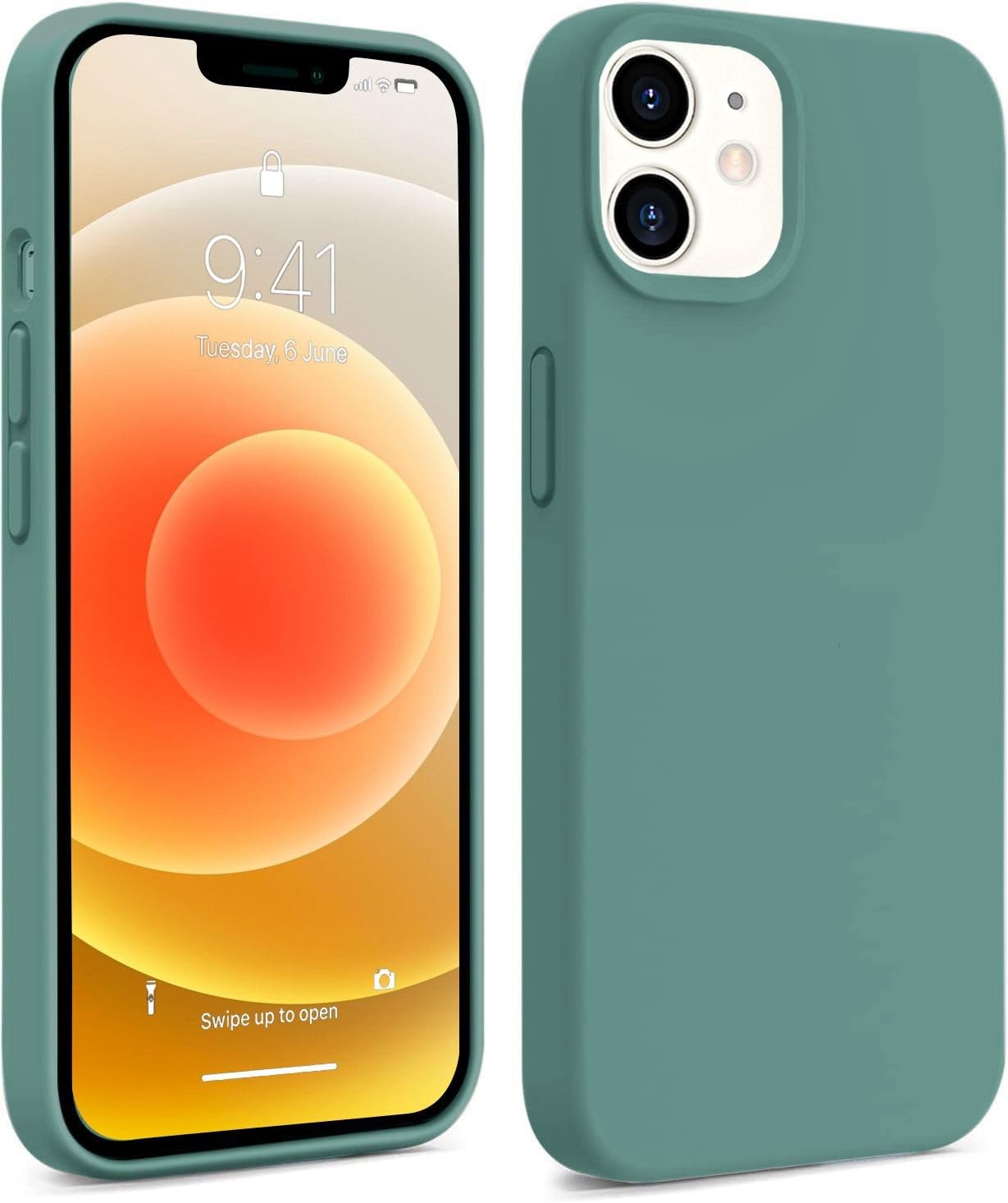 CoversKart® Liquid Silicone Back Cover for iPhone 11 | Shockproof Drop and Camera Protection | Microfiber Lining Cloth Inside Back Case (Pine Green) (B0CZTVQ896) Amazon Price History, Amazon Price Tracker