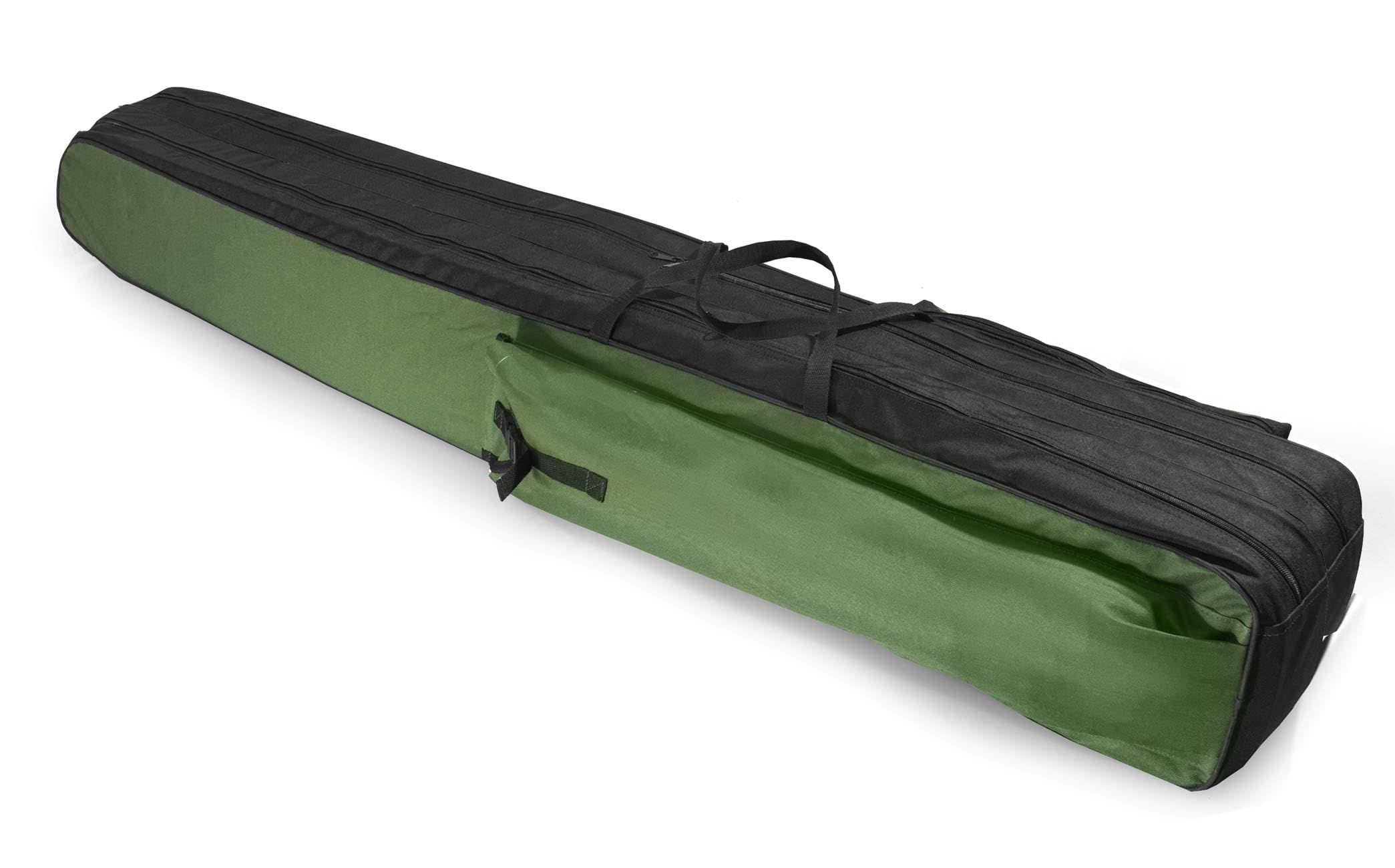 Rutentasche Angelkoffer mit 1, 2 oder 3 Fächern – Angeltasche für 80 bis 190 cm Ruten – Robuste Fishing Tasche für Angelzubehör