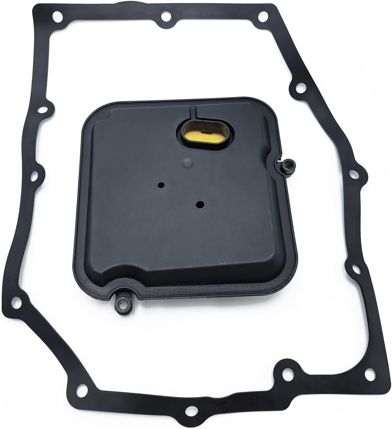 Automatic Transmission Filter Oil Pan Gasket Kit 42RLE Compatible with Dodge 09-10 Challenger Charger Dakota Durango 07-12 Nitro Replacement for Jeep 03-13 Liberty Wrangler TJ Replaces 52852913AA