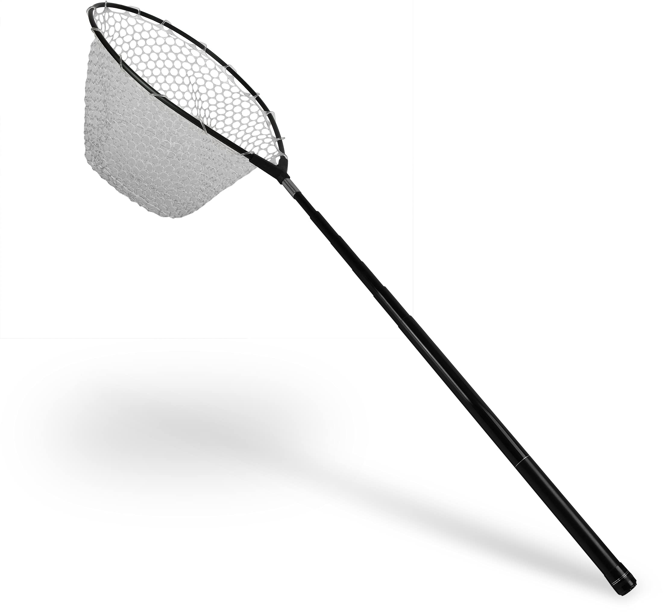 Storfisk fishing & more Guadino singolo extra lungo, rete in PVC, asta telescopica e retino