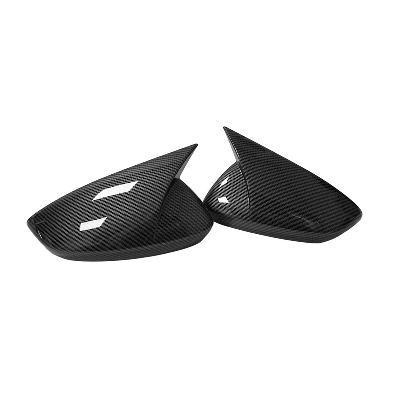 Door Wing Mirror Cover for A3 S3 RS3 8Y 2021 2022 2023 2024 LHD Car Sticker Rearview Side Mirror Cover Wing Cap Exterior Door Rear View Case Rear View Cap(Carbon)