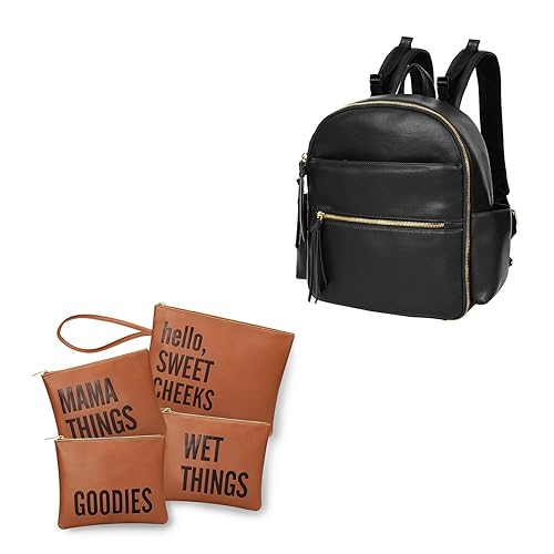 MOMINSIDE Mini mochila para pañales, bolsas organizadoras de bolsas de pañales, bolsa de pañales pequeña, mini bolsa de pañales, organizadores de