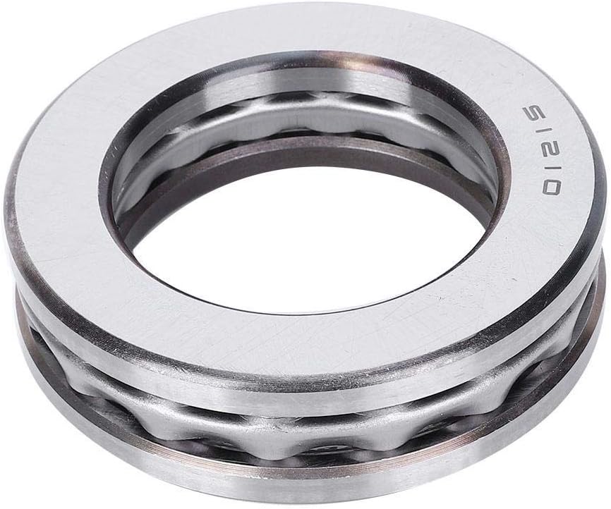 Oumefar Axial Thrust Ball Bearing 50x78x22mm Single Column Industrial Steel Bearings Bushes Plane Pressure Washer Ball Bearings 51210