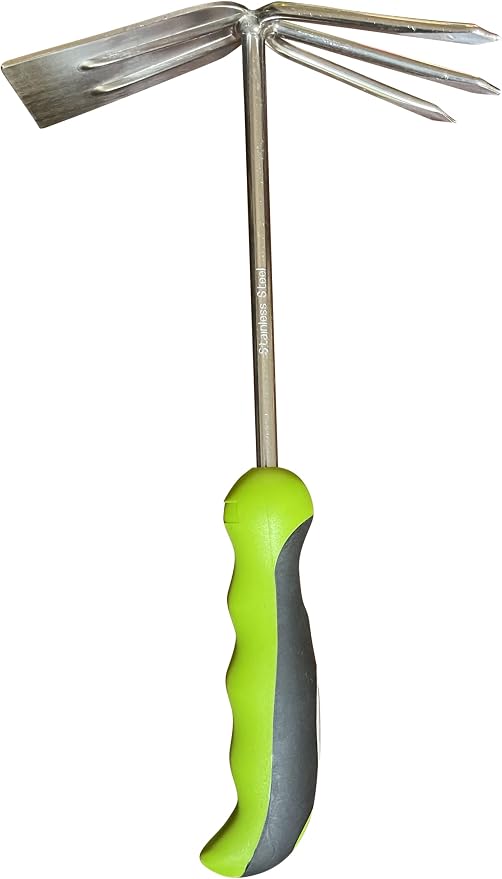 Cultivador manual Garden Guru de acero inoxidable miniatura 7