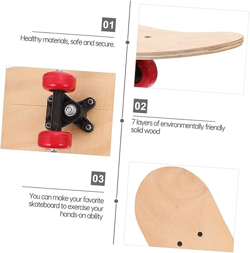 Miniatura 8 de DIY pintura monopatín monopatín vintage mini monopatines para exteriores monopatines clásicos s pequeño monopatín deportes Plaything PVC Skateboard