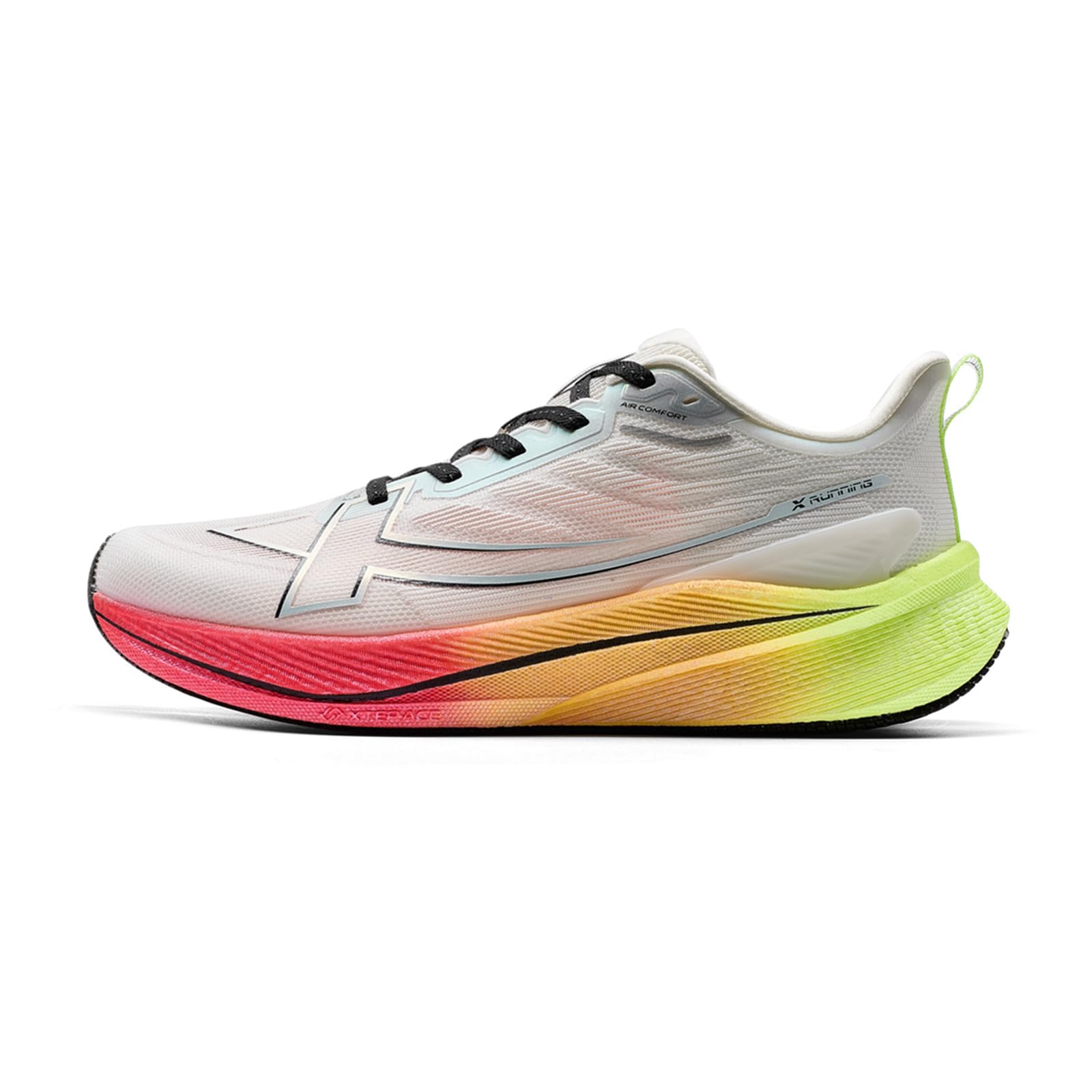 XTEP Professionelle 2000km Herren-Laufschuhe für Prüfungstraining,Hohe Dämpfung Starke Rückstoßfähigkeit Sneaker, rutschfeste und strapazierfähige Sportschuhe, ideal für Langstreckenläufe ab 10 km