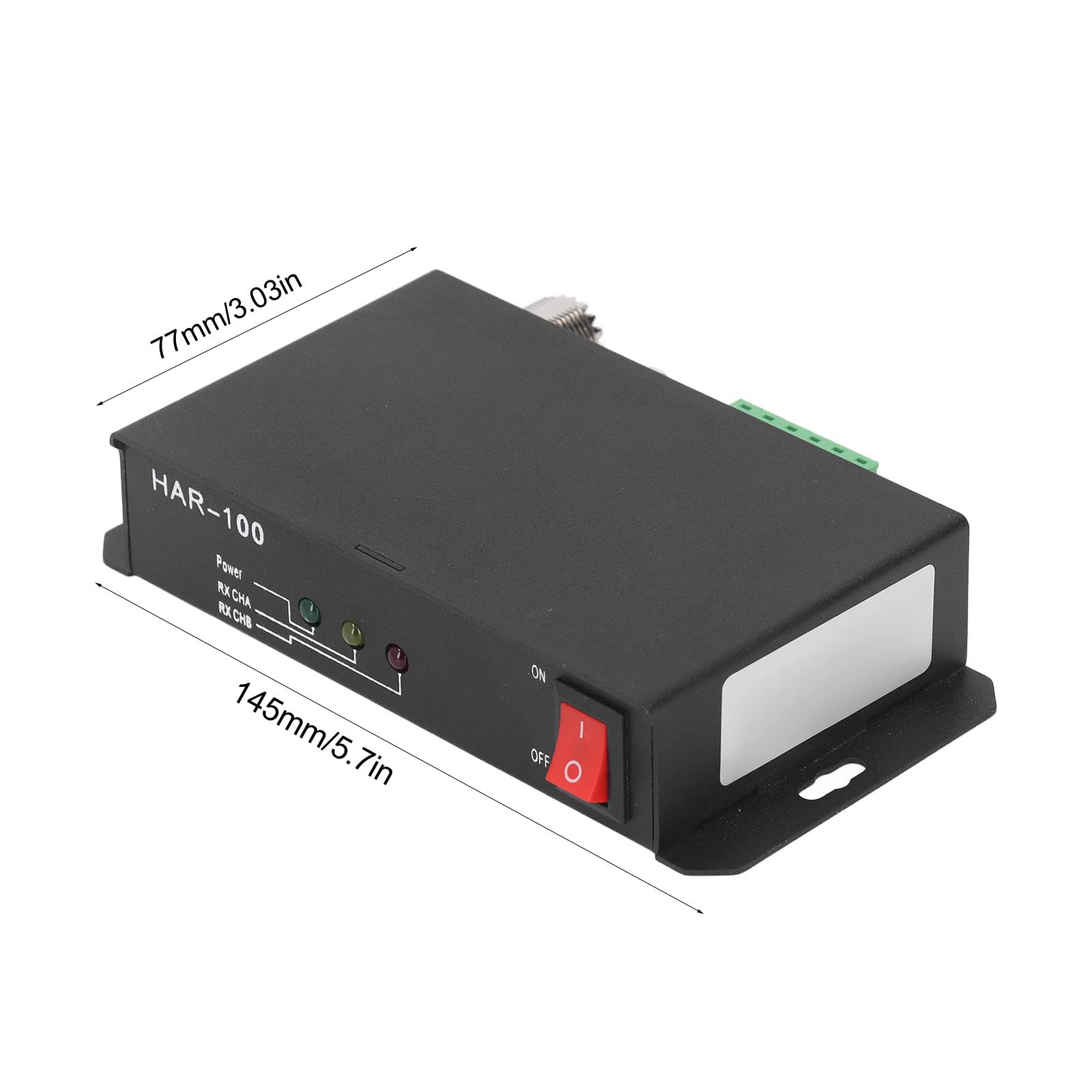 AIS-Empfänger, für HAR‑100 AIS-Empfänger, Zweikanalig, 10 Bis 35 V DC, 38400 Bps, Empfindlich, Präziser GPS-Empfänger für Boote