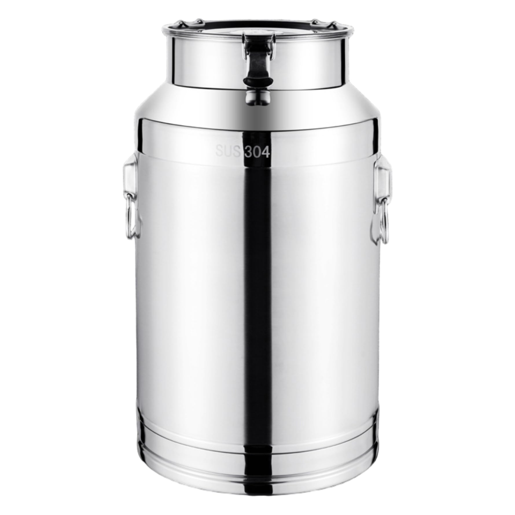 Récipient de stockage de 5 L en acier inoxydable pour lait, liquides alimentaires et vin