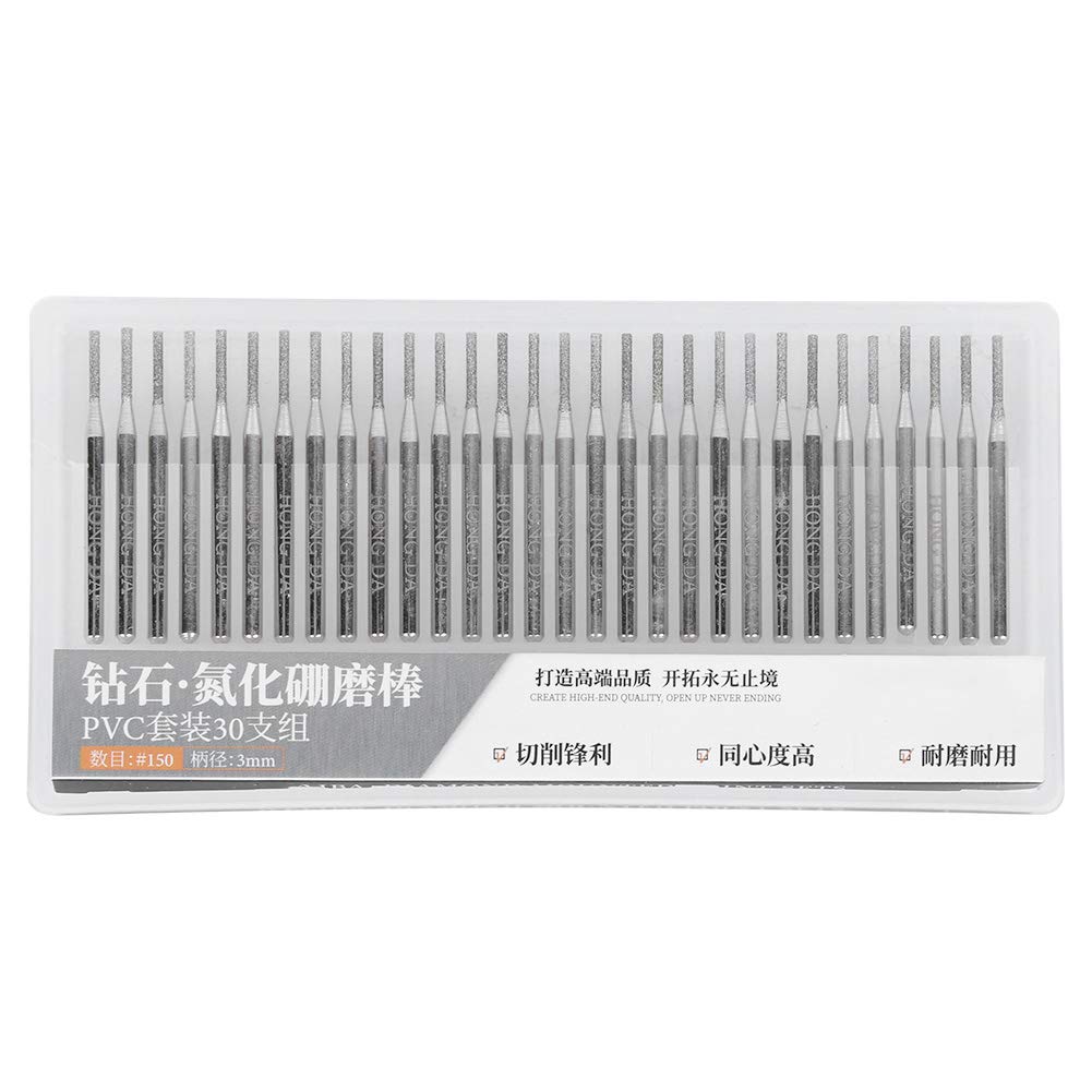 Grinding Needle Set Grit 150 High Strength Temperature Resistance, CNC Milling Adaptor, for Engraving Machine, Grinding Machine