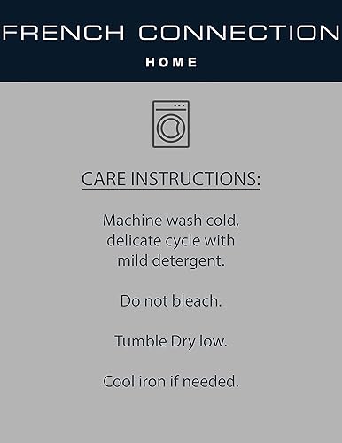 Miniatura 9 de French Connection - Cortina para ventana, juego de 2 paneles, semi transparente, decoración moderna del hogar, cortinas para sala de estar, comedor,