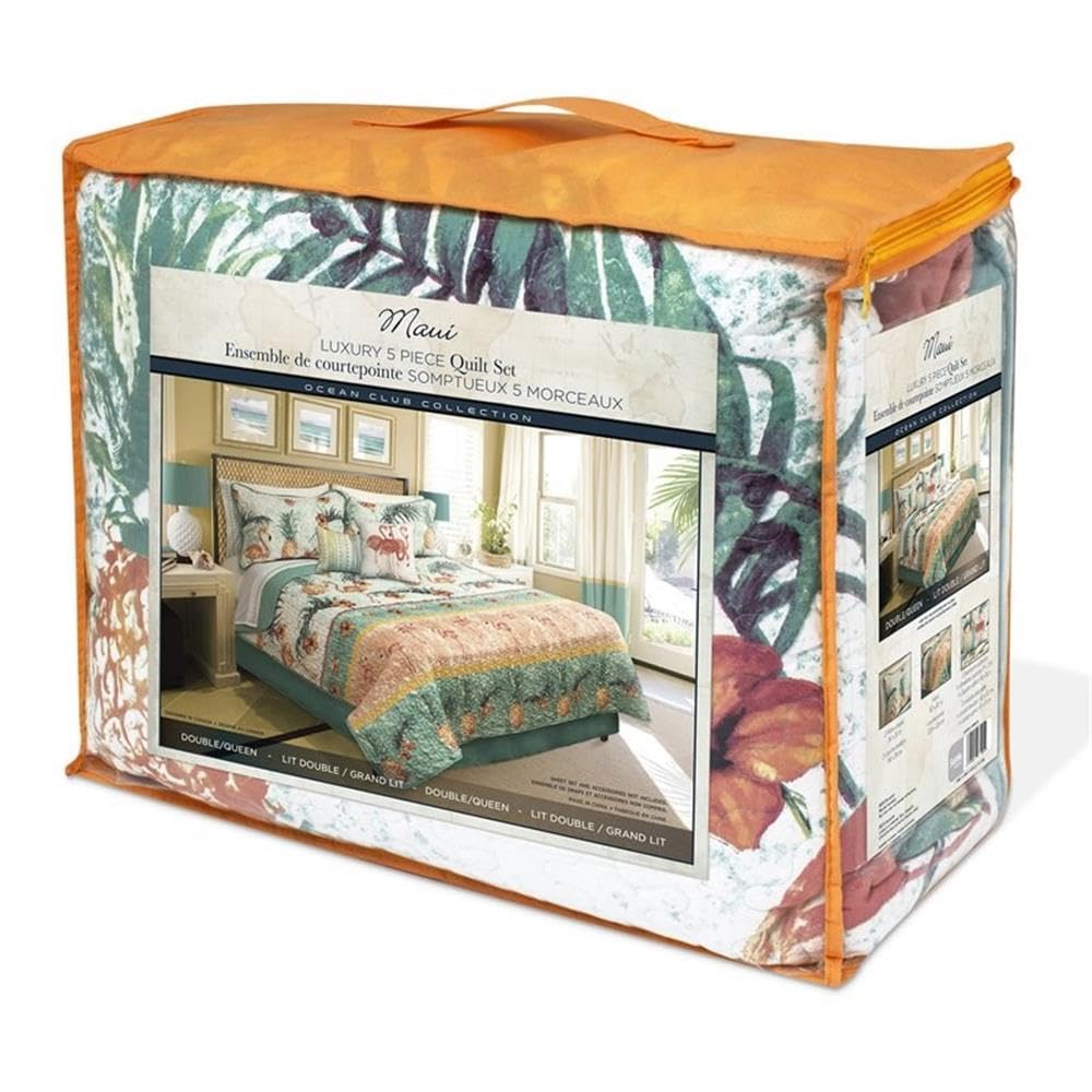 Safdie & Co. 7-piece Chateau Premium Microfiber Queen Comforter Set in