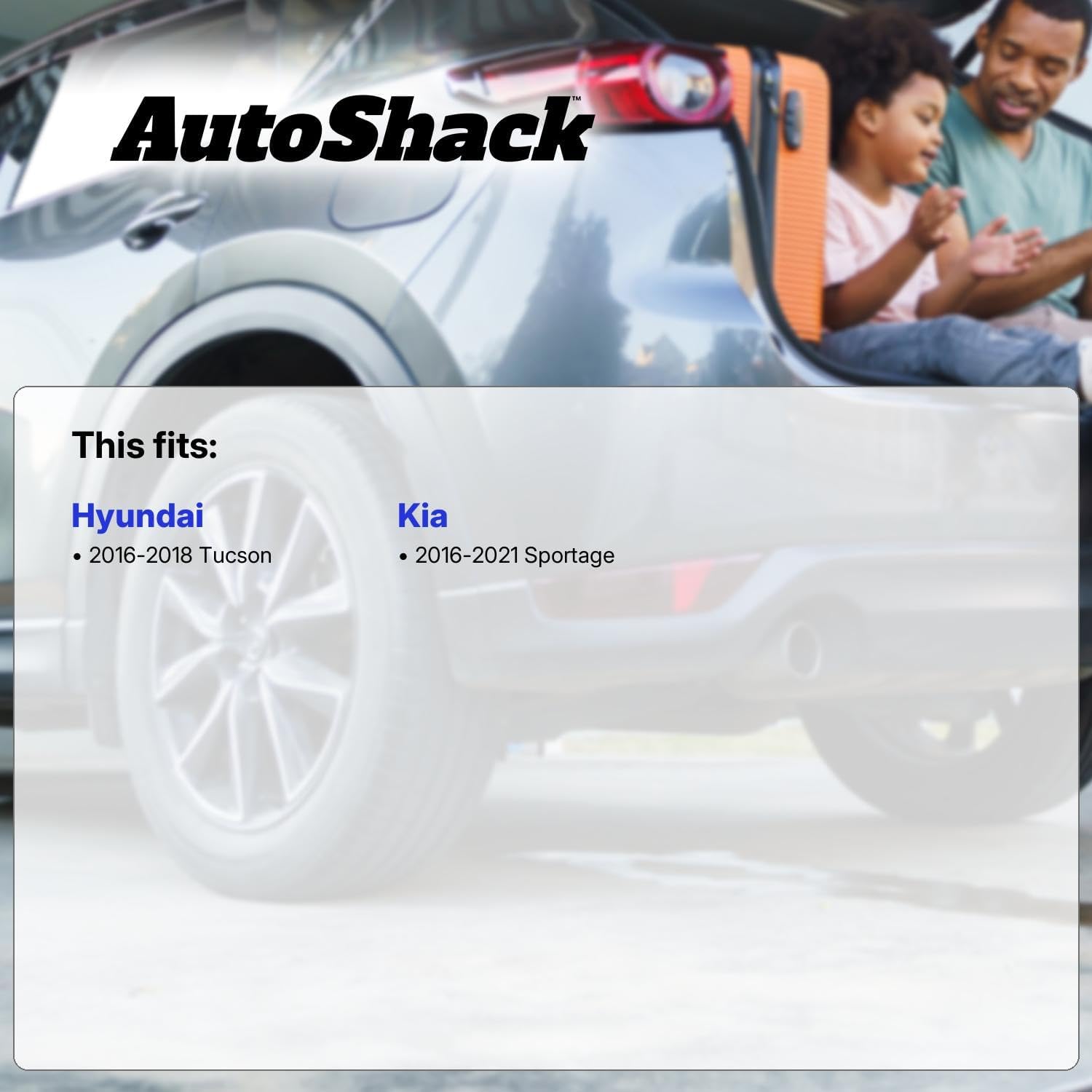 AutoShack Rear Brake Calipers Left & Right Replacement for 2016-2021 Kia Sportage 2016-2018 Hyundai Tucson 2-PC Set