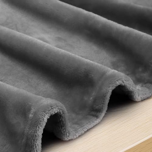 Miniatura 5 de MACEVIA Manta de franela de vellón para sofá, mullida, acogedora, ligera, cálida, cómoda, duradera, súper suave, esponjosa, para cama y sofá, 260