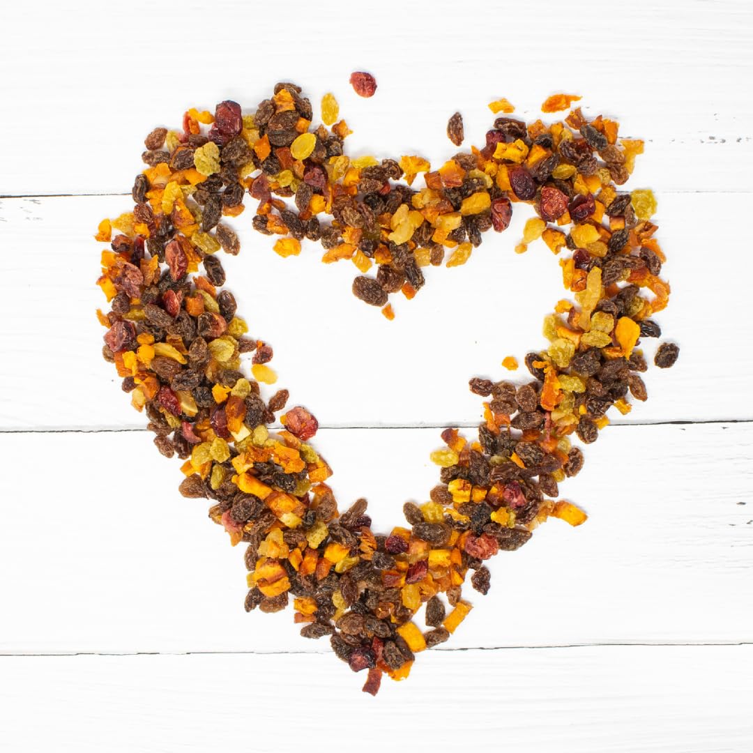 Traina Home Grown Baker’s Dried Fruit Medley - Raisins, Apricots, Peaches, Nectarines, Pears, Sweetend Cranberries - Non GMO, Gluten Free, Vegan, Healthy Real Fruit Snack in Resealable Pouch (2 lbs)