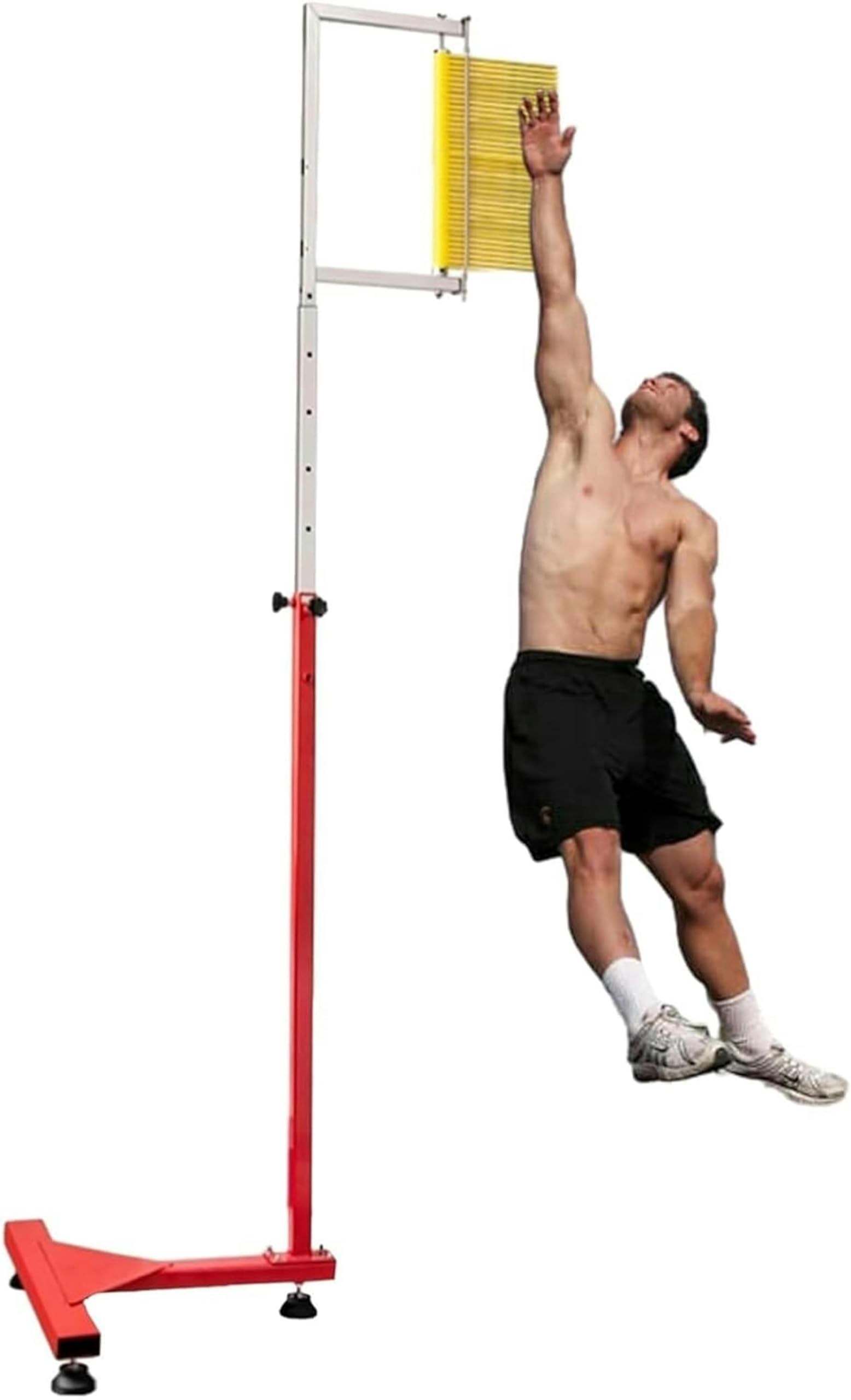 MYUYEE Vertical Jump Training Tester Pole,Gym Equipment Testing Scale For Teenagers,Sports Challenger Measurement,Easy To Install