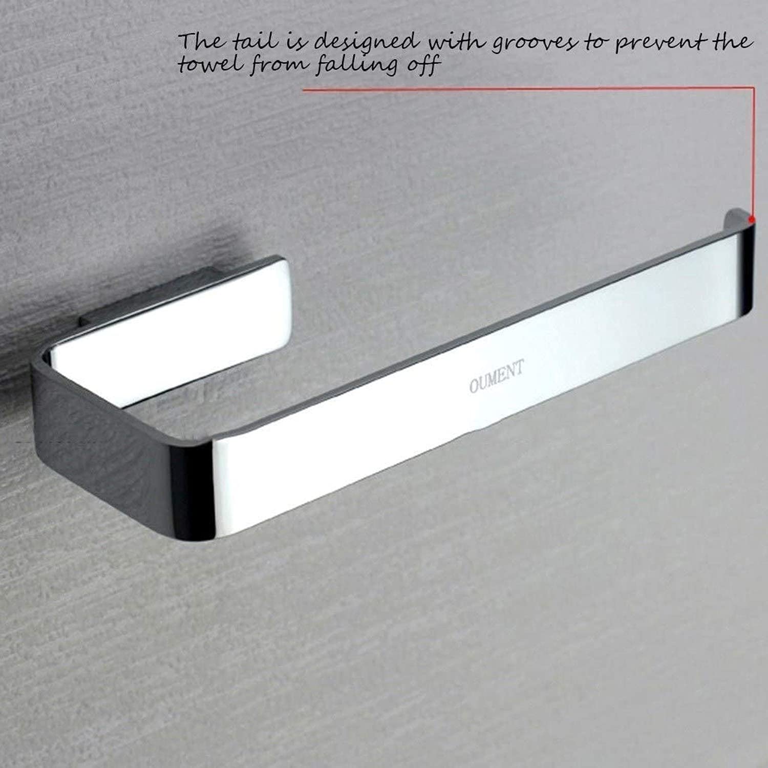 Portasciugamani da Bagno Anello Portasciugamani in Rame Portasciugamani ad Anello Appeso può liberare Il Pugno Portasciugamani da Bagno Portasciugamani, Premium Chrome, per Bagno, Cucina