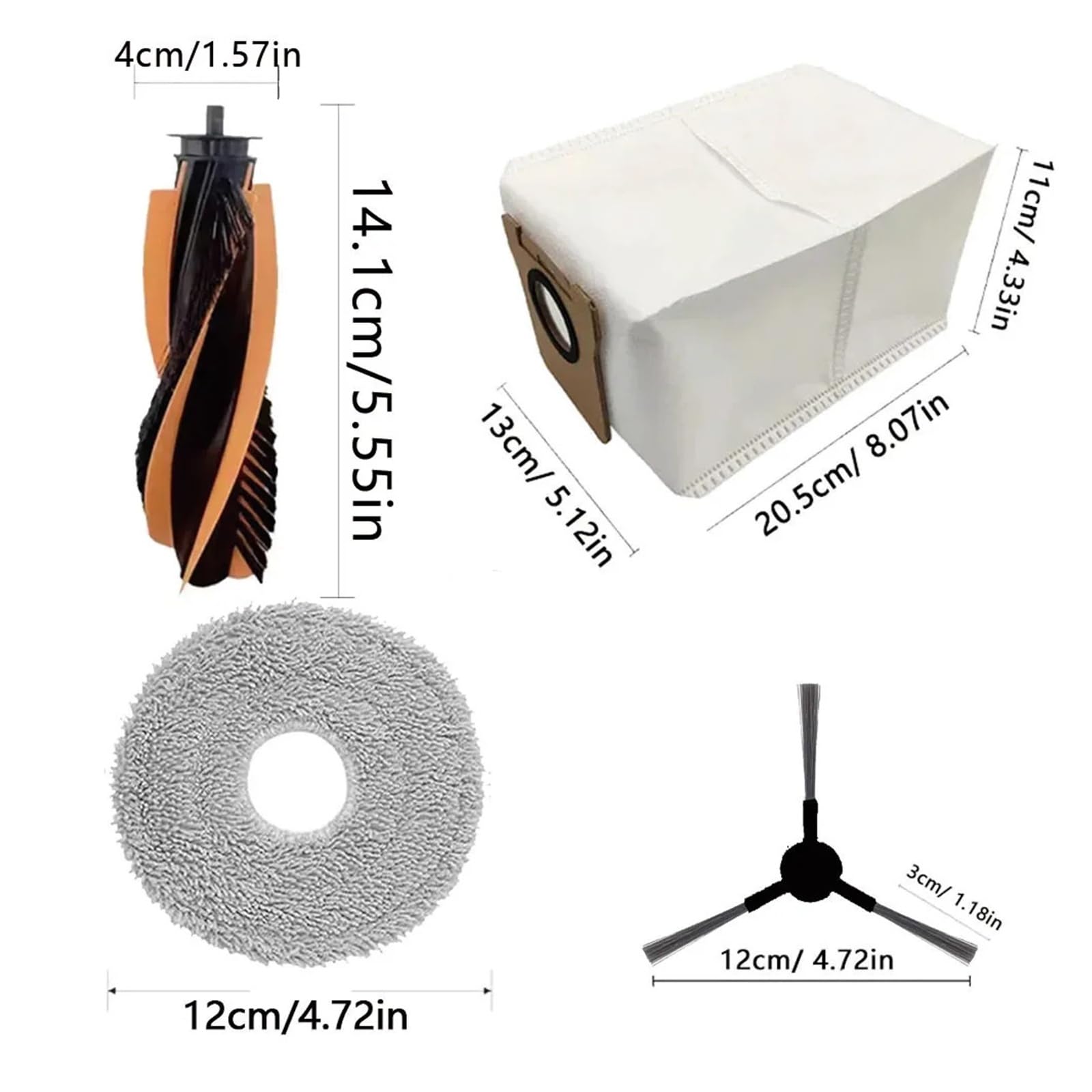 Ensemble D'accessoires D'aspirateur Robot Entretien Quotidien