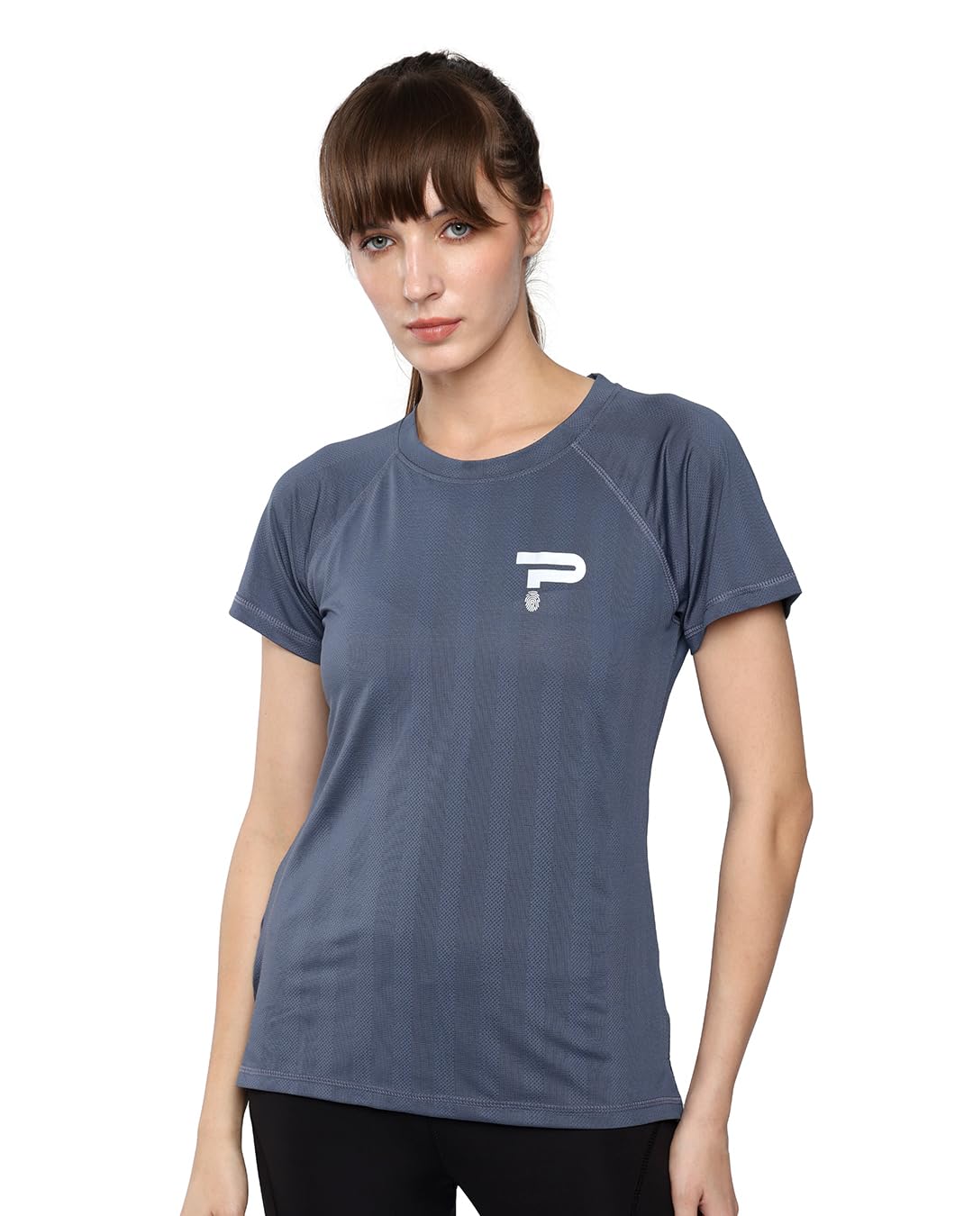 Women's Strive Tee | 110g, No Sweat Stains Guarantee, Zero Friction, 100% Jacquard Mesh Fabric, Raglan Sleeves | Classic Athletic Fit, Air-Force Blue-picture-38