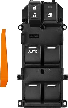 Power Window Switch for 08-12 Honda Accord, Replaces 35750-TB0-H01, TA0-A02 | Master control for 08-12 Honda Accord. Replaces 35750-TB0-H01. Plug-and-play design for easy & seamless installation.