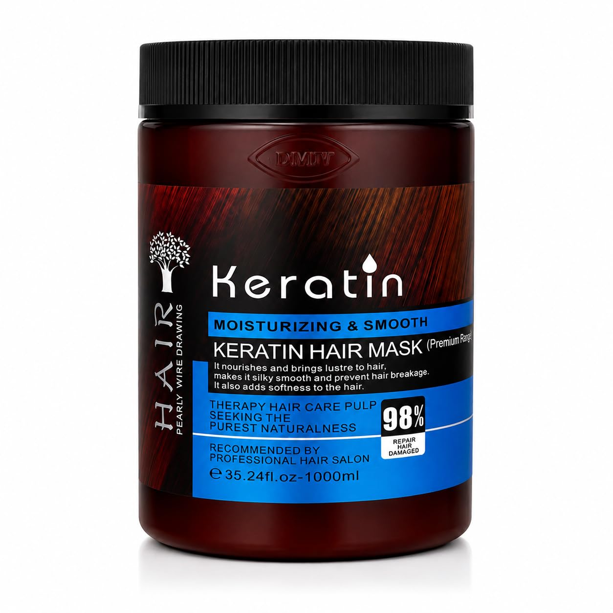 Keratin Hair Mask Premium Range 1000ml | Deep Conditioning Hair Spa Cream for Dry, Damaged & Frizzy Hair | Nourishing, Smoothening & Hair Repair Treatment-image-25