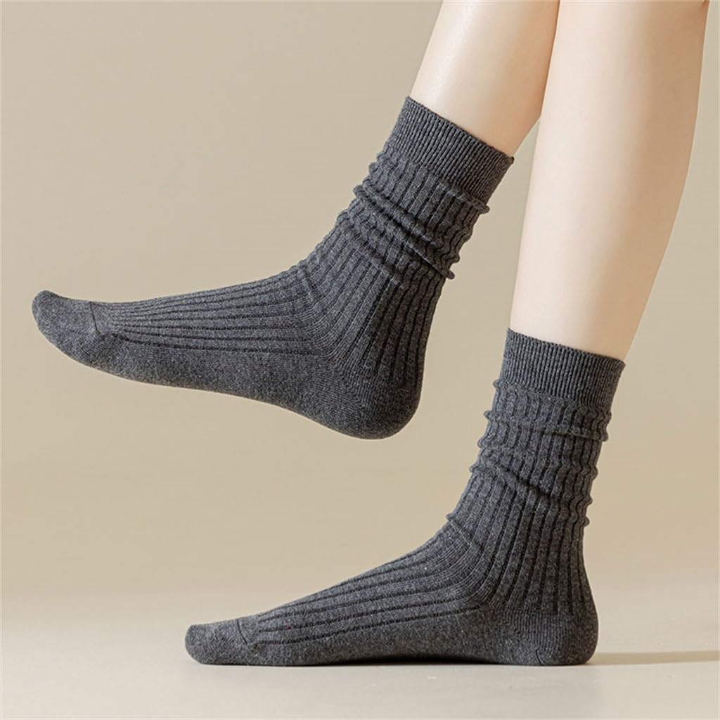 Thickened Pile down Socks for Warmth and Medium Length