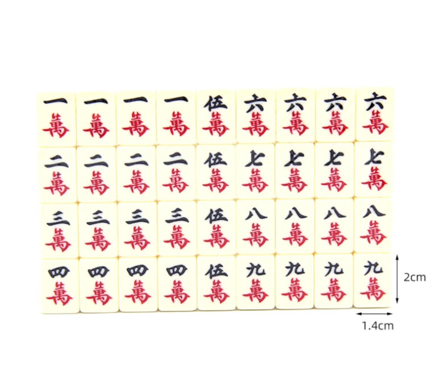 Chinesisches Mahjong Mahjong Chinesische Fliesen Mahjong Tragetasche Professionelles Chinesisches Mahjong-Spielset 144 Fliesen Für Familie Reise Spiel(with Ruler)