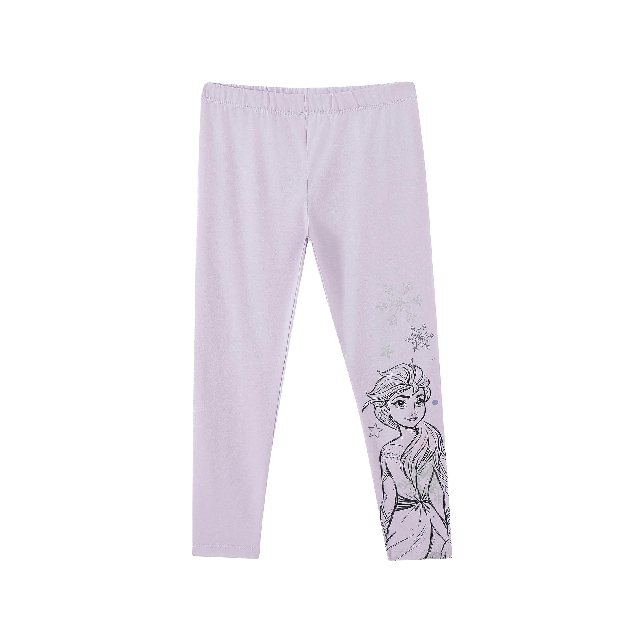 Disney Die Eiskönigin Elsa Mädchen-Leggings für Kleinkinder bis große Kinder, 4er-Pack