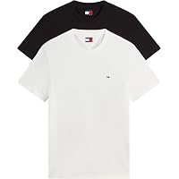 Tommy Jeans Tjm Xslim 2pack Jersey Tee Ext Dm0dm20687, Maglietta a Maniche Corte Uomo