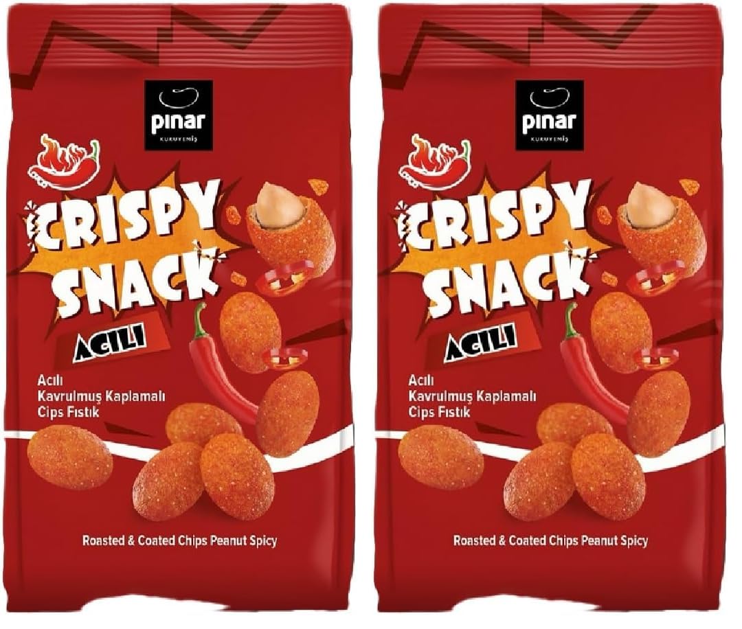Pınar Snack Acılı Cips Fıstık 100 gr (2 paketi)