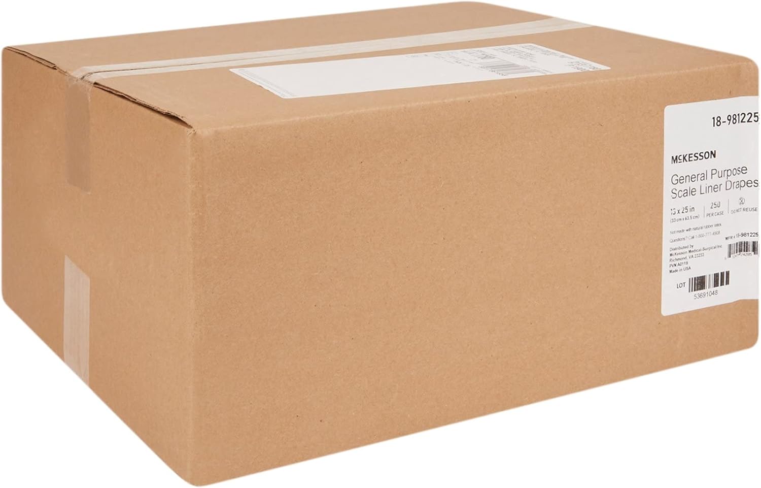 McKesson Baby Scale Liner Drape, 2-Ply Tissue, 25 in x 13 in, 250 Count, 1 Pack