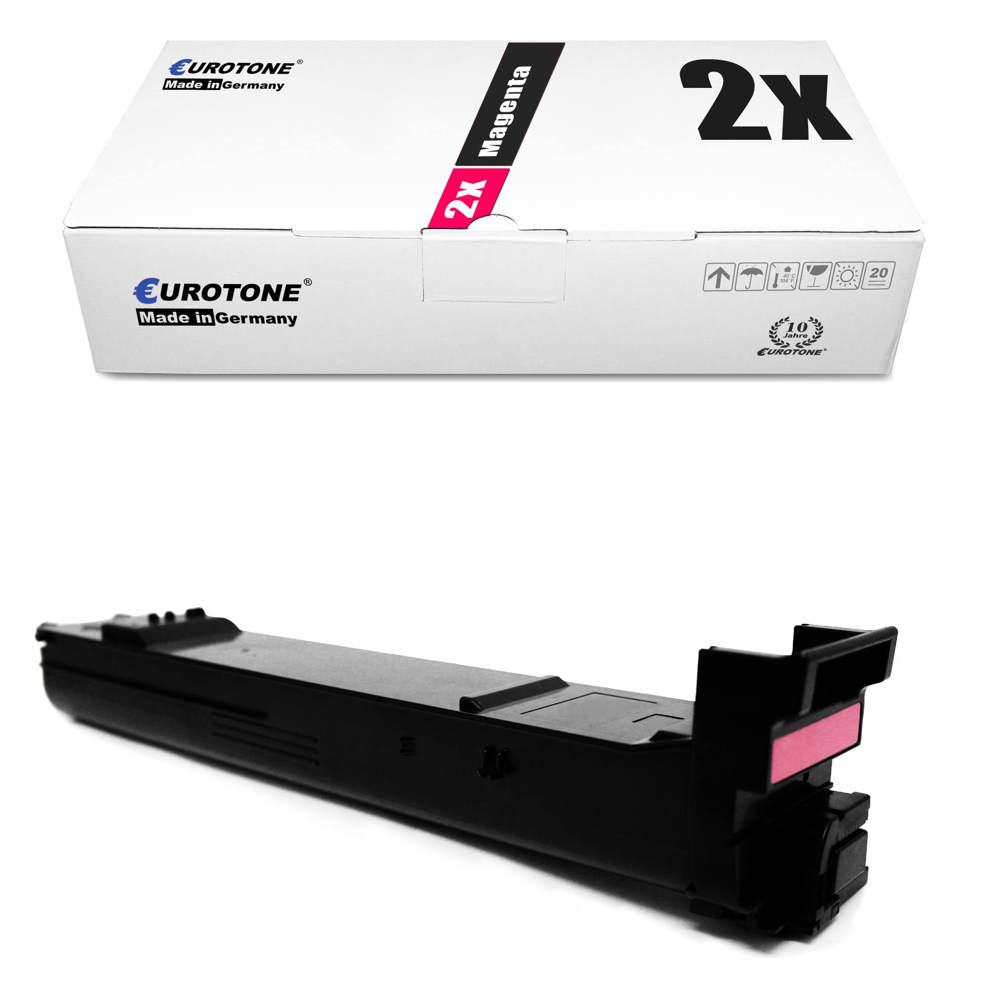 Cartouche pour Magicolor Bizhub C20 Konica Minolta compatible Eurotone rouge - 4