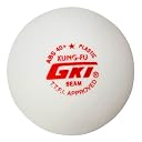 GKI KUNG-FU ABS Plastic 40+ Table Tennis Ball, Pack of 24 (White) gallery image