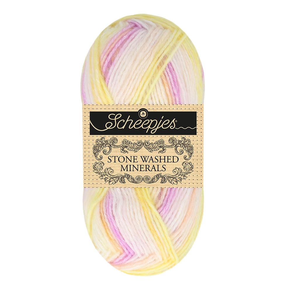 Scheepjes - Scheepjes Stone Washed Minerals 905 Limestone Lush (130m) Soft Yarn - 1x50g