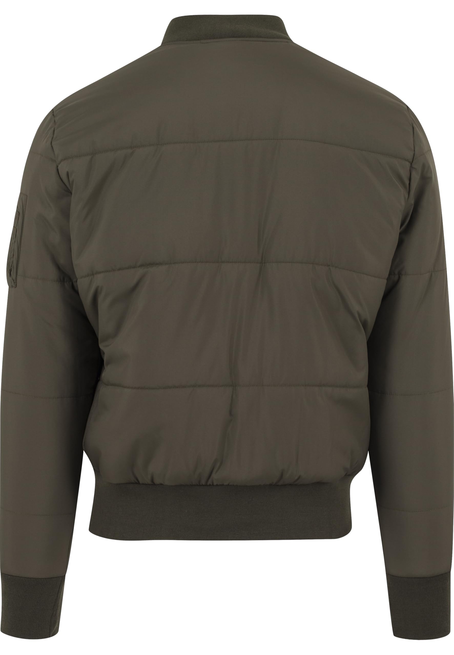 URBAN CLASSICS Chaqueta bomber de invierno para hombre, diseño clásico, chaqueta acolchada, ajustada y con un ajuste óptimo, chaqueta casual de otoño, tallas S-XL