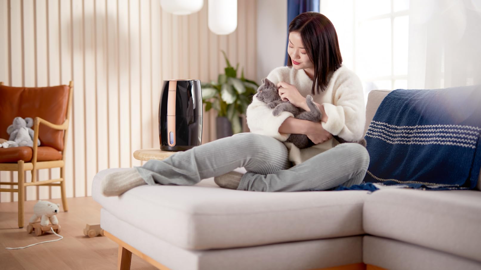 Philips Original NanoCloud Befeuchtungsfilter als Ersatz für Luftbefeuchter der 2000 und 3000 Serie HU2716, HU2718, HU3916, HU3918, 6 Monate Lebensdauer (FY3446/30) (Packung mit 2)