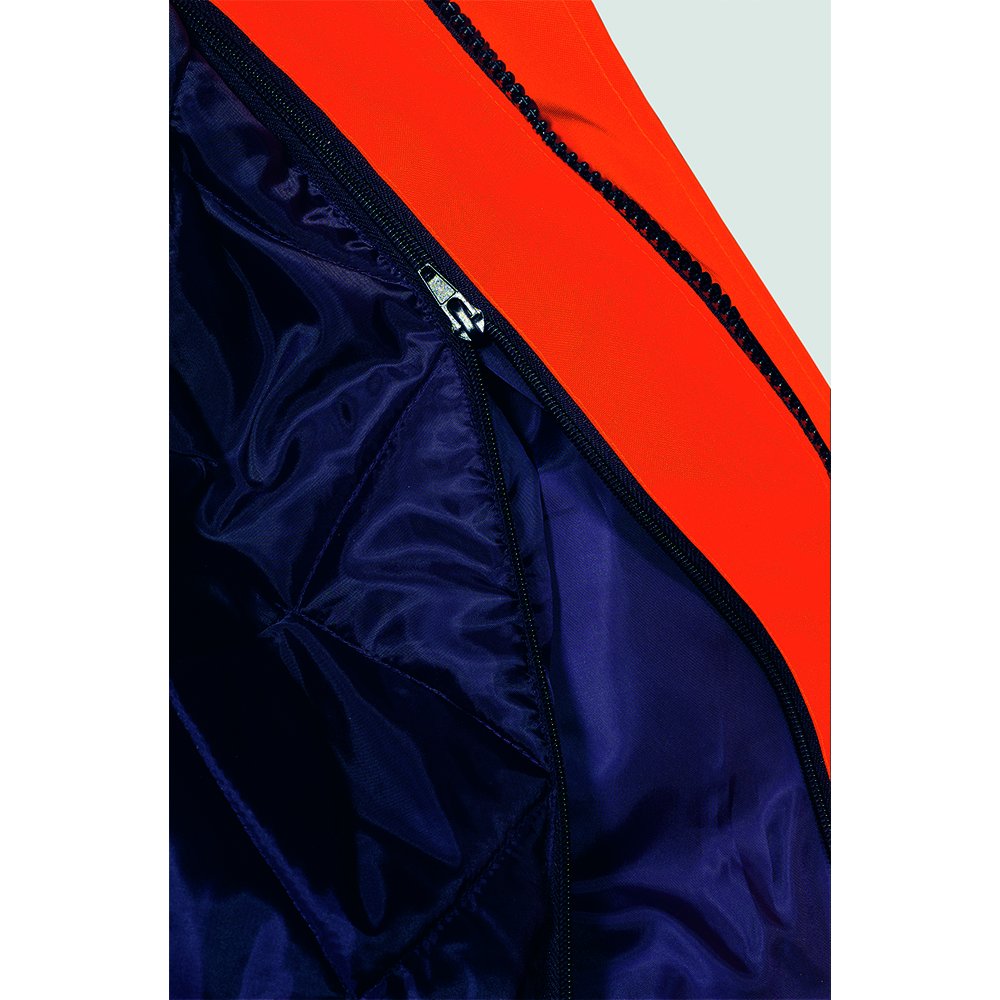 Planam Parka "Ochrona ostrzegawcza" rozmiar S w kolorze pomarańczowym Uniseks Ochrona ostrzegawcza (1 w zestawie)