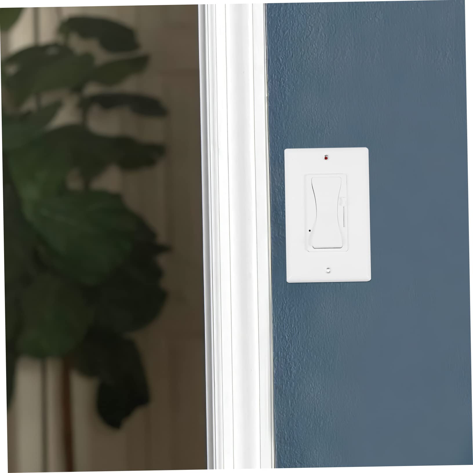 NUOBESTY 2 Stück Dimmer schalter elektrisches Licht LED gleiten Wattzahl Lichtdimmer Aluminiumlegierung Weiß