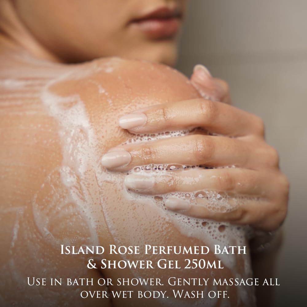 SPA CEYLON Island Rose Perfumed Bath & Shower Gel, Natural Body Wash, Foaming Gel, Moisturizing Body Cleanser, Paraben, Sulphate & Fragrance-Free, Suitable For All Skin Types - Image 4